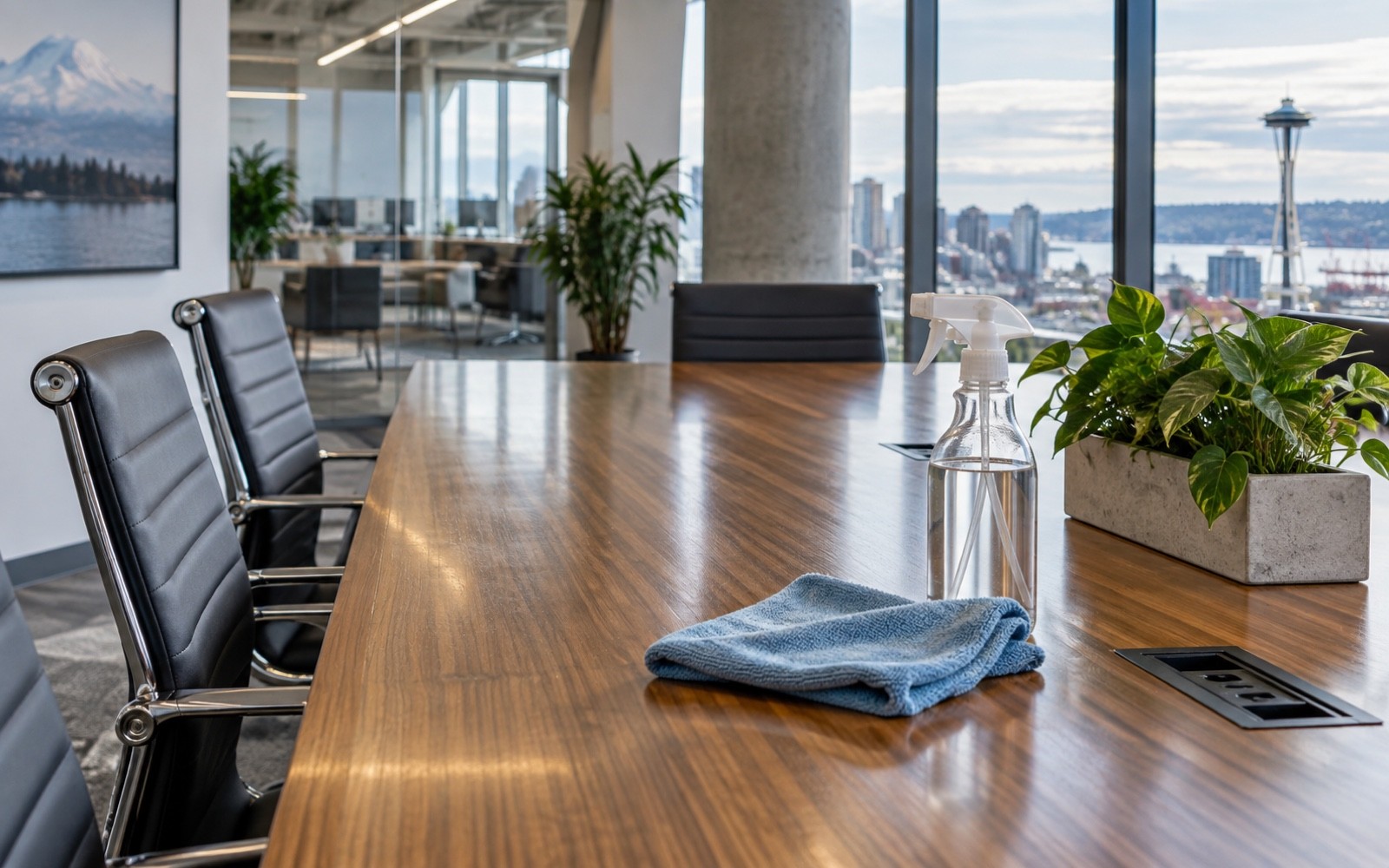 Office Cleaning results in a Seattle-area property
